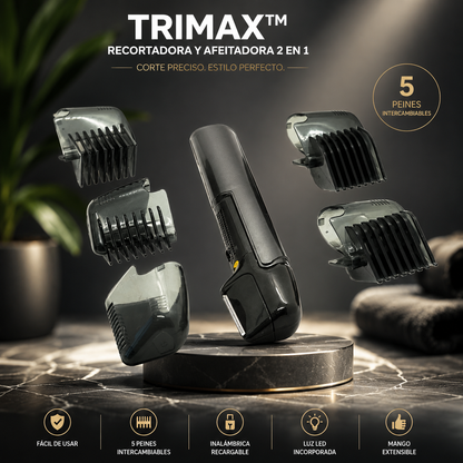TRIMAX™️ | RECORTADORA Y AFEITADORA 2 EN 1 💇🏻‍♂️
