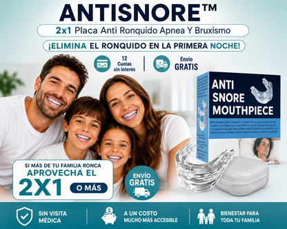 ANTISNORE™️  anti-Ronquidos Y Bruxismo😴