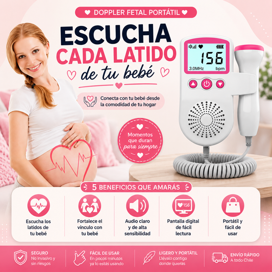 MONITOR BEAT™  FRECUENCIA ♒️ LATIDOS 🤰🏼DEL BEBE