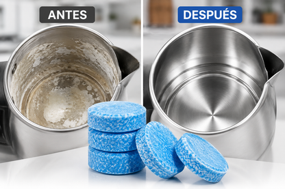 ✨ KettleClean Pro™ | Pastillas Desincrustantes para Hervidor