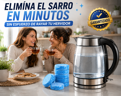 ✨ KettleClean Pro™ | Pastillas Desincrustantes para Hervidor