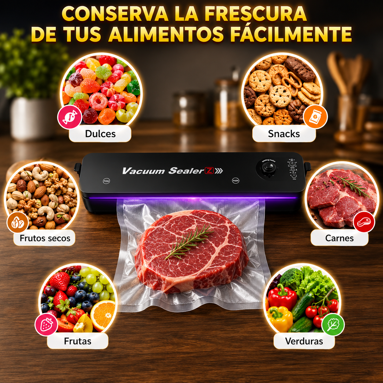 VACUMM™-SELLADORA DE ALIMENTOS AL VACIO