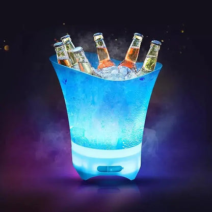 GlowBeat™ – Hielera Inteligente 5L 🧊🍾🌈